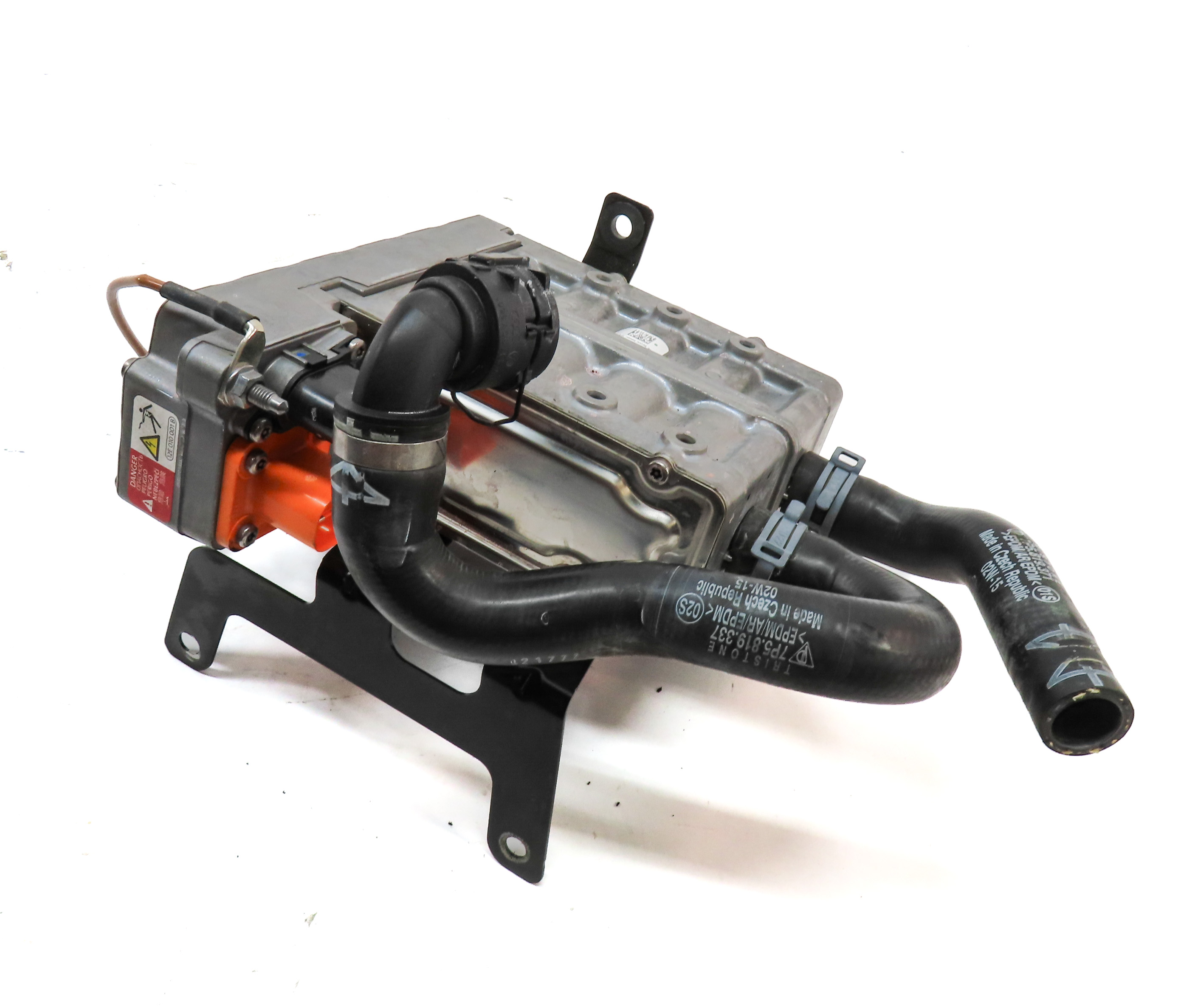 2015 PORSCHE CAYENNE E-HYBRID (958) EV DRIVE MOTOR INVERTER COOLER — exact item pictured